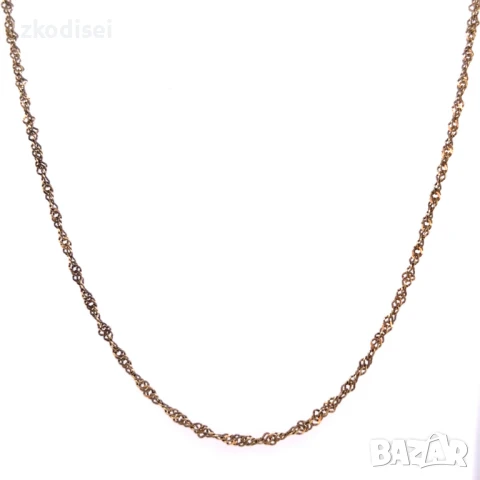 Златен синджир 2,97гр. 51,5см. 14кр. проба:585 модел:23178-1, снимка 2 - Колиета, медальони, синджири - 51134728