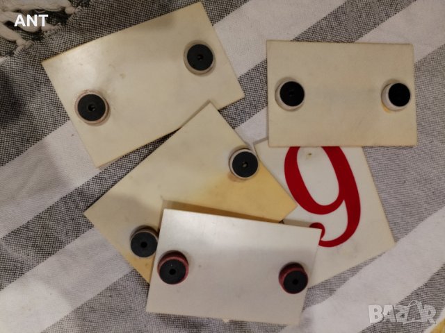 Магнитни табели за дъска от СОЦ-а, снимка 2 - Други ценни предмети - 44183599