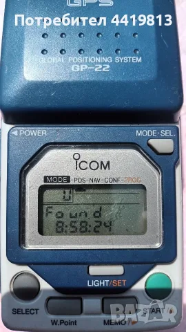 РАБОТЕЩ GPS Icom GP-22 Japan ретро навигация приемник 90-те vintage винтидж за колекция working 90s, снимка 5 - Колекции - 55885235