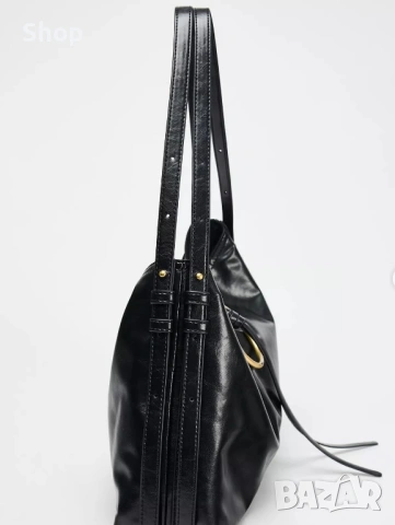 Чанта на Zara с метален детайл 👛, снимка 5 - Чанти - 53840006