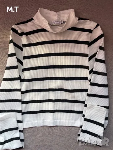 Рипсена блуза Страдивариус размер XS