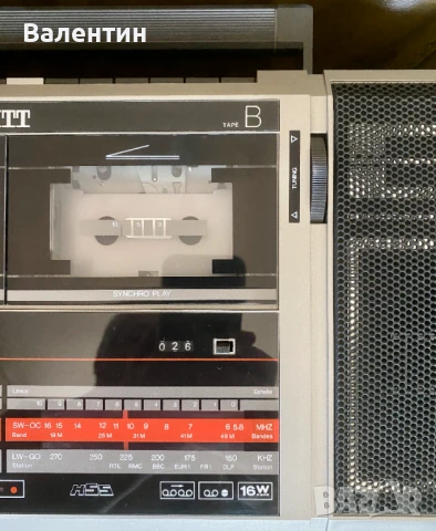 Радио касетофон ITT Weekend 320 винтидж като нов, снимка 6 - Радиокасетофони, транзистори - 51342973