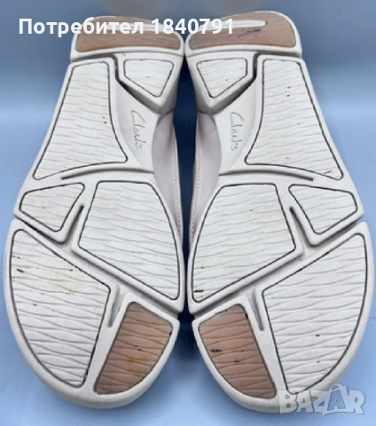 Дамски обувки CLARKS Trigenic Flex Бежови - № 40, естествена мека кожа, снимка 8 - Дамски ежедневни обувки - 53452649