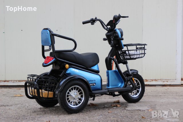  Двуместна Електрическа Триколка PUDDING 1800W МОДЕЛ 2025, снимка 3 - Мотоциклети и мототехника - 42119609