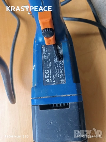 AEG  биеща дрелка-НЕРАБОТЕЩА, снимка 2 - Бормашини - 53476994