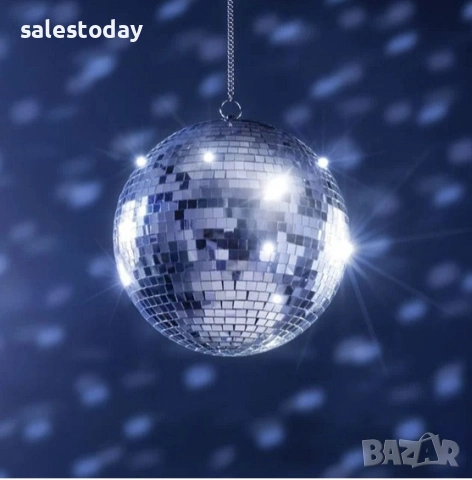 Диско топка, Ø25см, снимка 4 - Прожектори - 49567663