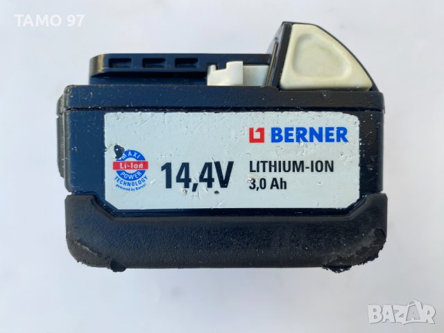 BERNER BBP14.4V 3.0Ah - Акумулаторна батерия, снимка 2 - Други инструменти - 40063193