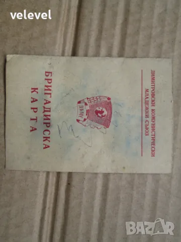 Соц, антика - документи, служебни карти и други, снимка 9 - Антикварни и старинни предмети - 48714438