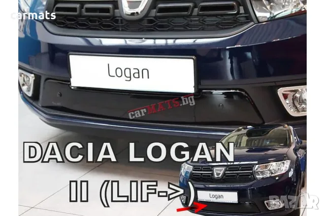 Зимен дефлектор (протектор) за решетка HЕКО за Dacia Logan (2017-2020)