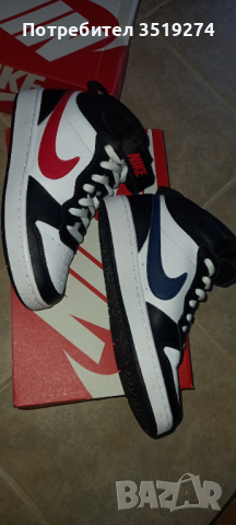  Маратонки NIKE COURT BOROUGH MID2- нови, снимка 6 - Детски маратонки - 44781640