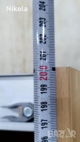 Трикрил гардероб с плъзгащи се врати 240 /46 /200 см офис шкаф за документи, снимка 6 - Гардероби - 49091606