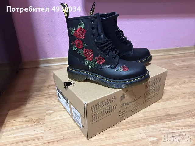 Кубинки Dr. Martens, снимка 2 - Дамски боти - 56404302