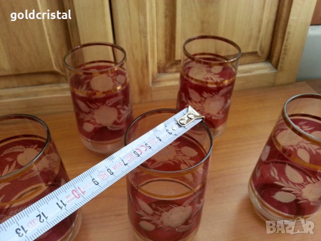 Ретро чаши за вода , снимка 2 - Антикварни и старинни предмети - 39805725