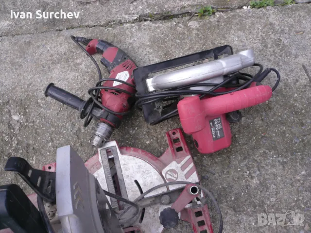 ЛОТ- ПЕНДОЛА- РЪЧЕН ЦИРКОЛЯР И ДРЕЛКА ВНОС ГЕРМАНИЯ, снимка 3 - Други инструменти - 49754293