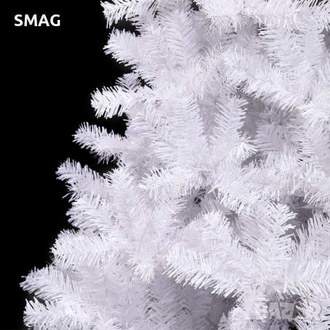 Коледна елха бяла 1.5м с 400 клона_1074072, снимка 2 - Други - 52330415