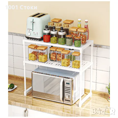 🧂🫙Етажерка с Два Рафта за над микровълнова, снимка 1