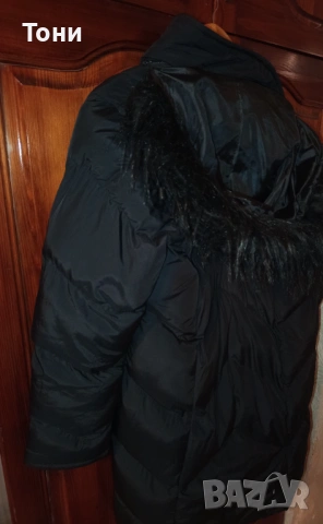 Ново Дамско Зимно Яке с Качулка с Пух XL , снимка 8 - Якета - 53661698