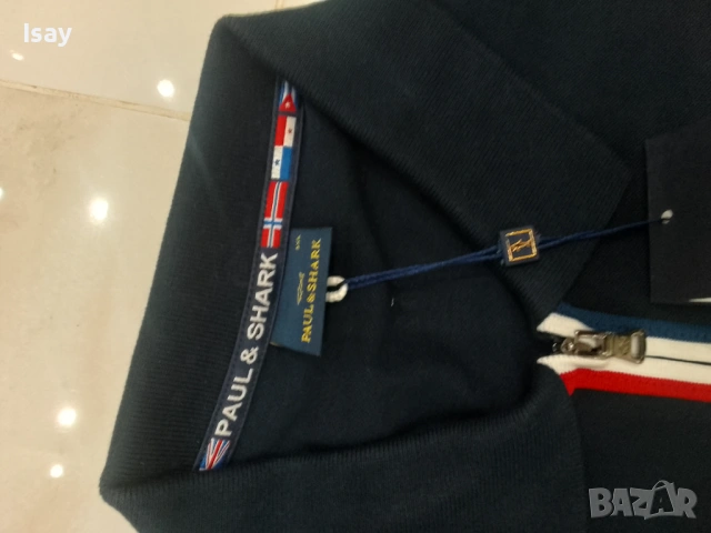 Мъжка тениска Паул Шарк 3ХЛ последен размер в тъмно син цвят , снимка 11 - Тениски - 53169022