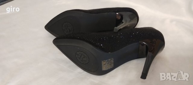 Дамски елегантни обувки с черни камъни , снимка 7 - Дамски елегантни обувки - 42188809