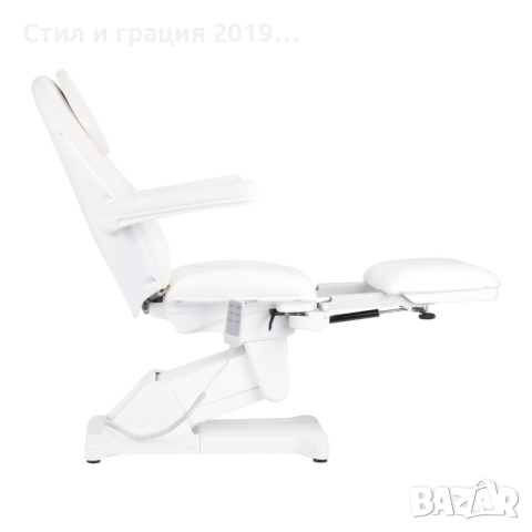 Стол за педикюр Sillon Basic (3 мотора) - бял/сив, снимка 3 - Педикюр и маникюр - 44527916