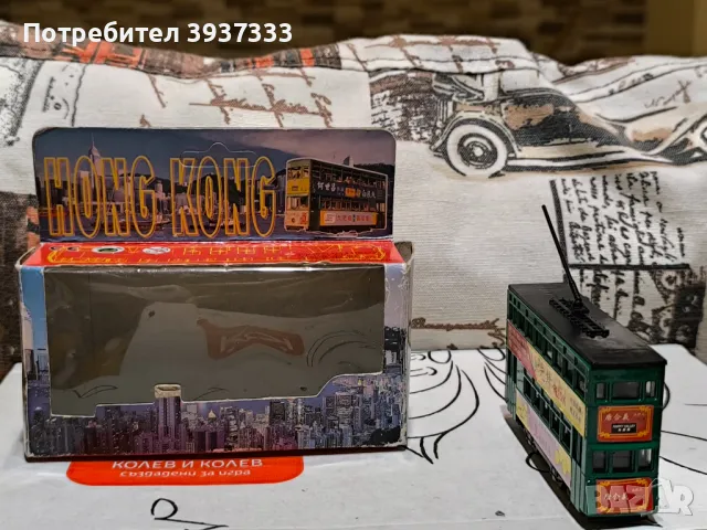 SUN HING TOYS  HONG KONG TRAM , снимка 3 - Влакчета, самолети, хеликоптери - 50265532