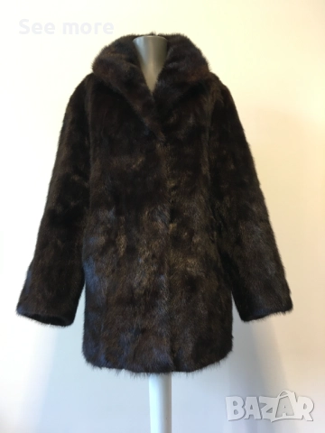 ECHTER PELZ палто норка М/Л, снимка 2 - Палта, манта - 52586241