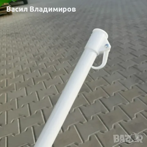 Плажен чадър чупещ, зелен, 200 см, снимка 4 - Градински мебели, декорация  - 49661469