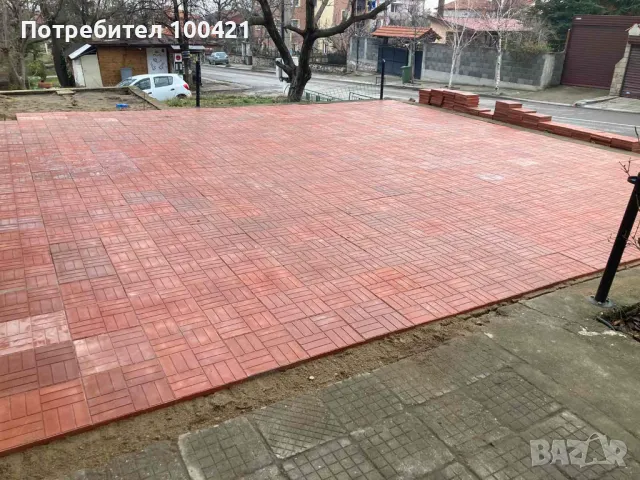 Тротоарни плочки, пясъчно-полимерни, снимка 2 - Строителни материали - 49357706