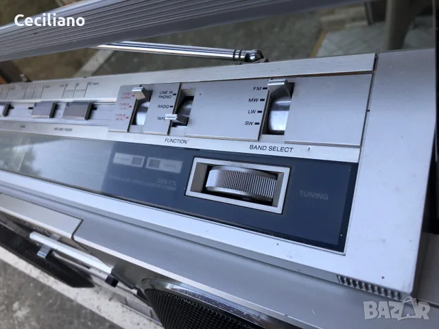 🔥Sony CFS-77 L– (Japan-80s) -рядък красив и колекционерски радиокасетофон !, снимка 6 - Радиокасетофони, транзистори - 56140526