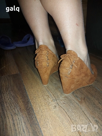 Промоция!!! 2 броя за 35лв.Дамски обувки естествена кожа н 38/41, снимка 6 - Дамски обувки на ток - 50612424
