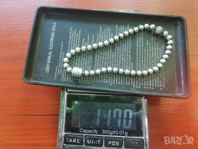 сребърна гривна Пандора PANDORA -2 БРОЯ И ВИСУЛКИ, снимка 8 - Гривни - 51626590