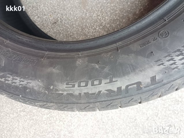 4 бр. летни гуми BRIDGESTONE TURANZA T005 225/55 R17 97W DOT 3019, снимка 7 - Гуми и джанти - 40974981