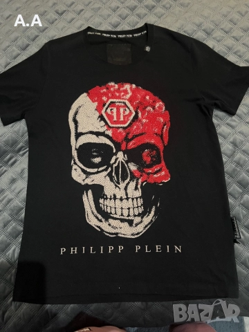 Philip Plein тениска, снимка 3 - Тениски - 52655909