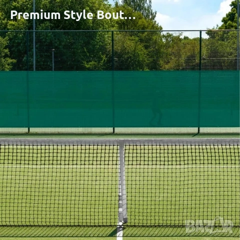 Засенчваща мрежа за ограда 1.5х25м, 60% засенчване, HDPE материал с UV защита, снимка 5 - Други стоки за дома - 53833558