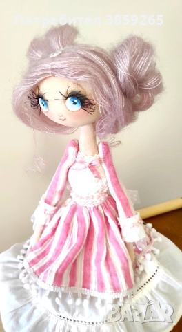 Кукла София. Текстилна мека кукла. ръчна изработка