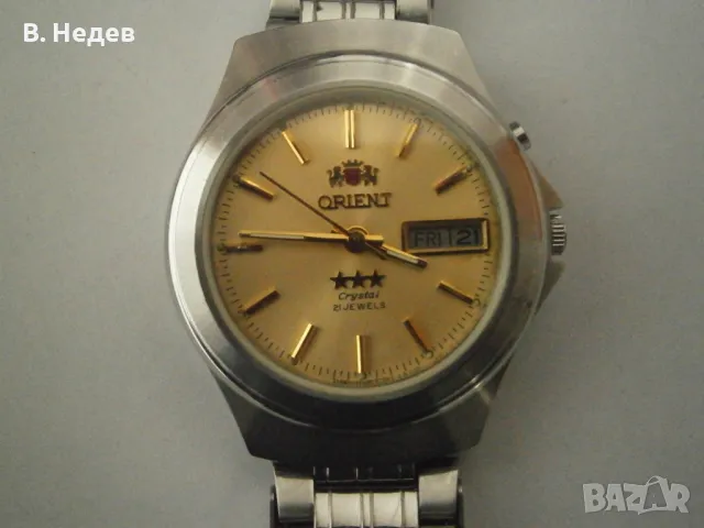 ORIENT Crystal, Three star, cal. 46941, 21 jewel automatic Japan TOP!, снимка 1 - Мъжки - 48980908