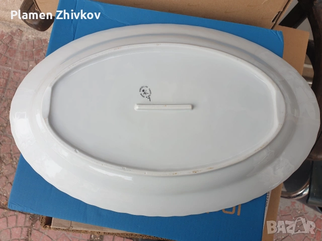 Супник и плато -български декориран порцелан, снимка 3 - Сервизи - 53257750