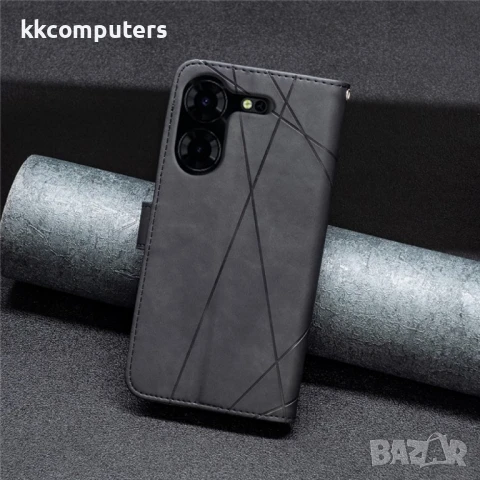 TECNO Pova 5 Pro 5G BINFEN COLOR Magnetic Wallet Калъф и Протектор, снимка 13 - Калъфи, кейсове - 50939139