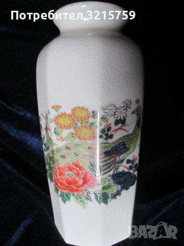 Стара Японска порцеланова ваза с позлата-KYOEI JAPAN, снимка 9 - Вази - 38748279