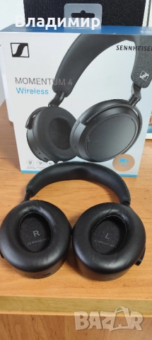  Слушалки Over the ear Sennheiser Momentum 4, Wireless, ANC, Черен 