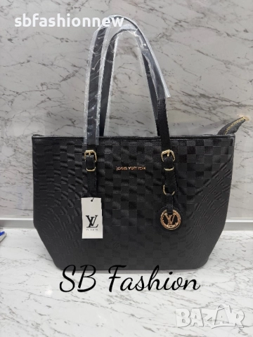 Louis Vuitton голяма черна чанта