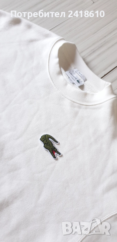 Lacoste Loose Fit Cotton Mens Size 4 - M НОВО! ОРИГИНАЛ! Мъжка Блуза!