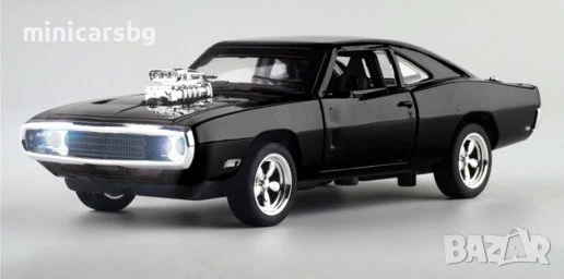 Метални колички: 1970 Dodge Charger R/T Muscle (Fast & Furious), снимка 2 - Колекции - 50469826