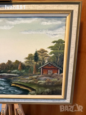 Страхотна голяма картина - ръчно рисувана с маслени бои върху платно, снимка 4 - Картини - 50987563