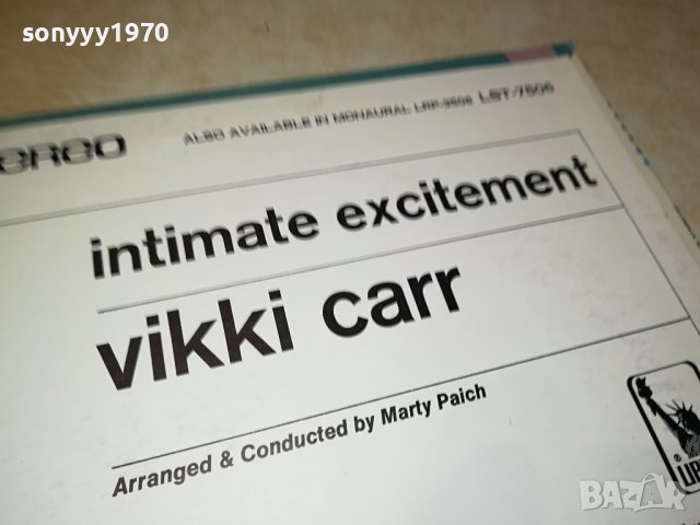 sold out-VIKKI CARR-MADE IN USA-ПЛОЧА 2509231818, снимка 9 - Грамофонни плочи - 42316398