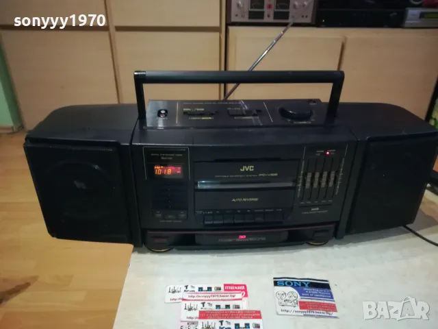 JVC WITH HYPER BASS & REVERE DECK-ВНОС FRANCE 0212241547, снимка 2 - Радиокасетофони, транзистори - 48196191