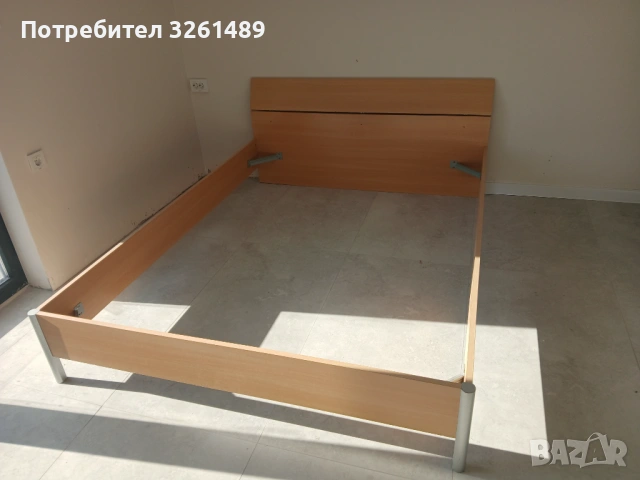 спалня 190/140см, снимка 2 - Спални и легла - 53180374