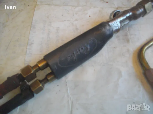 57см Оксиженна Кислород-Ацетилен Горелка Френска 5 бр.рамена №0-№6 с контактни дюзи и резервни дюзи, снимка 14 - Други инструменти - 47374766