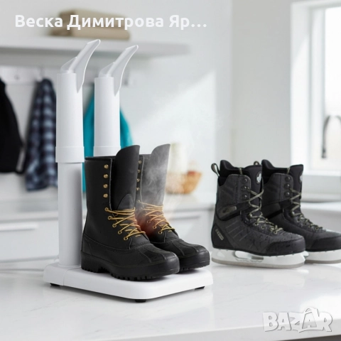 Електрически сушилник за обувки PEET – тиха термична конвекция, безопасно и ефективно сушене