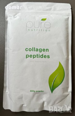 Pure Collagen Powder, говежди колагенови пептиди на прах, произведени в Обединеното кралство 400 гр., снимка 5 - Хранителни добавки - 44478210